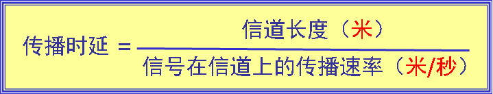 传播时延计算公式