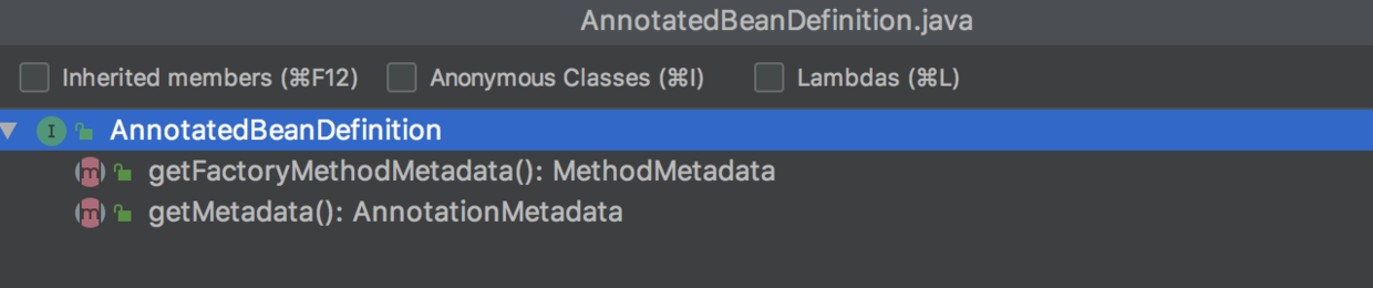 AnnotatedBeanDefinition