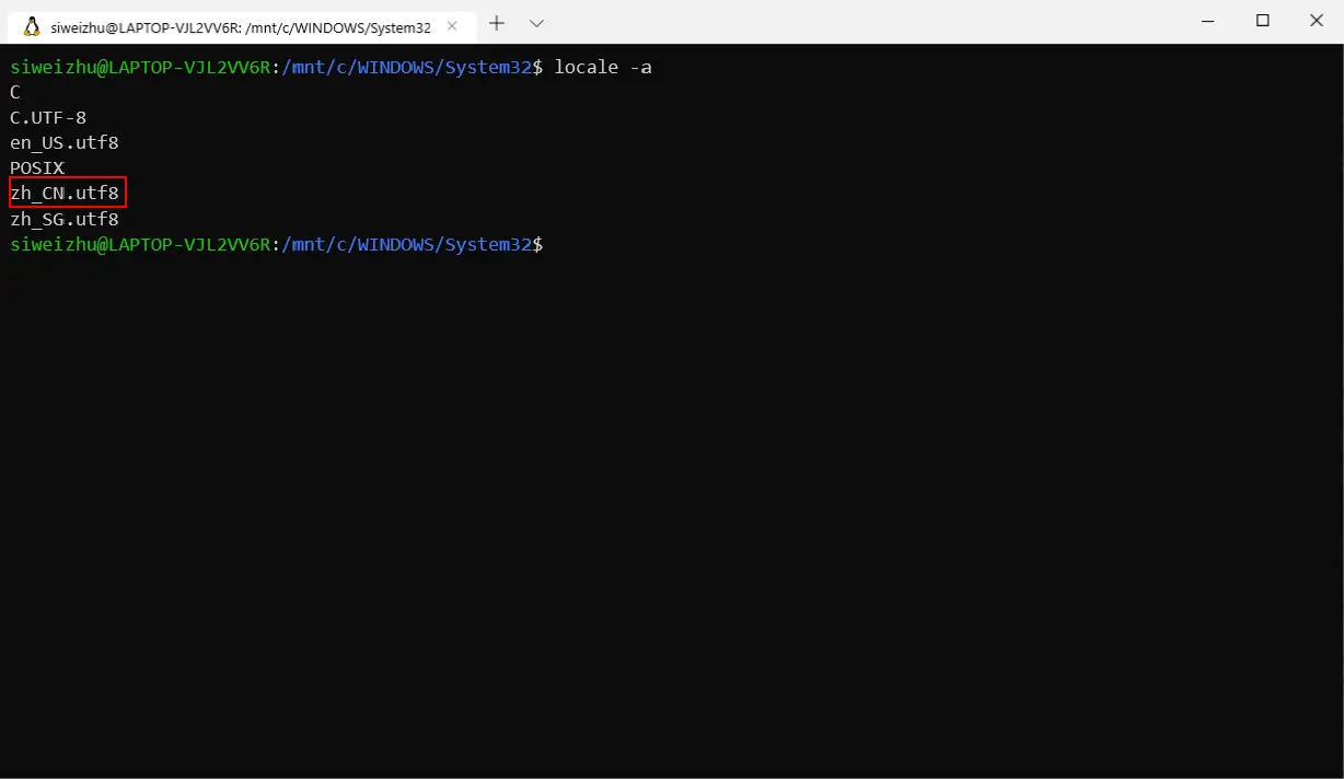 设置locale（一）