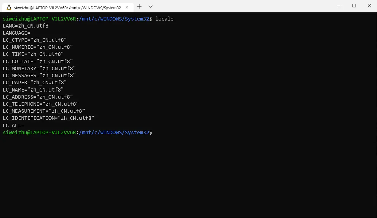 设置locale（二）