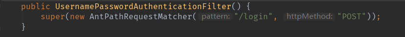 UsernamePasswordAuthenticationFilter