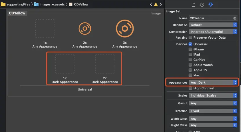 图片资源适配黑暗模式