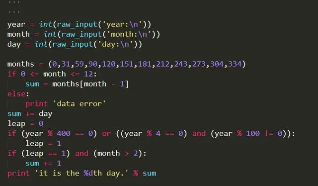每天下班写一个python小例子，Day  day  up