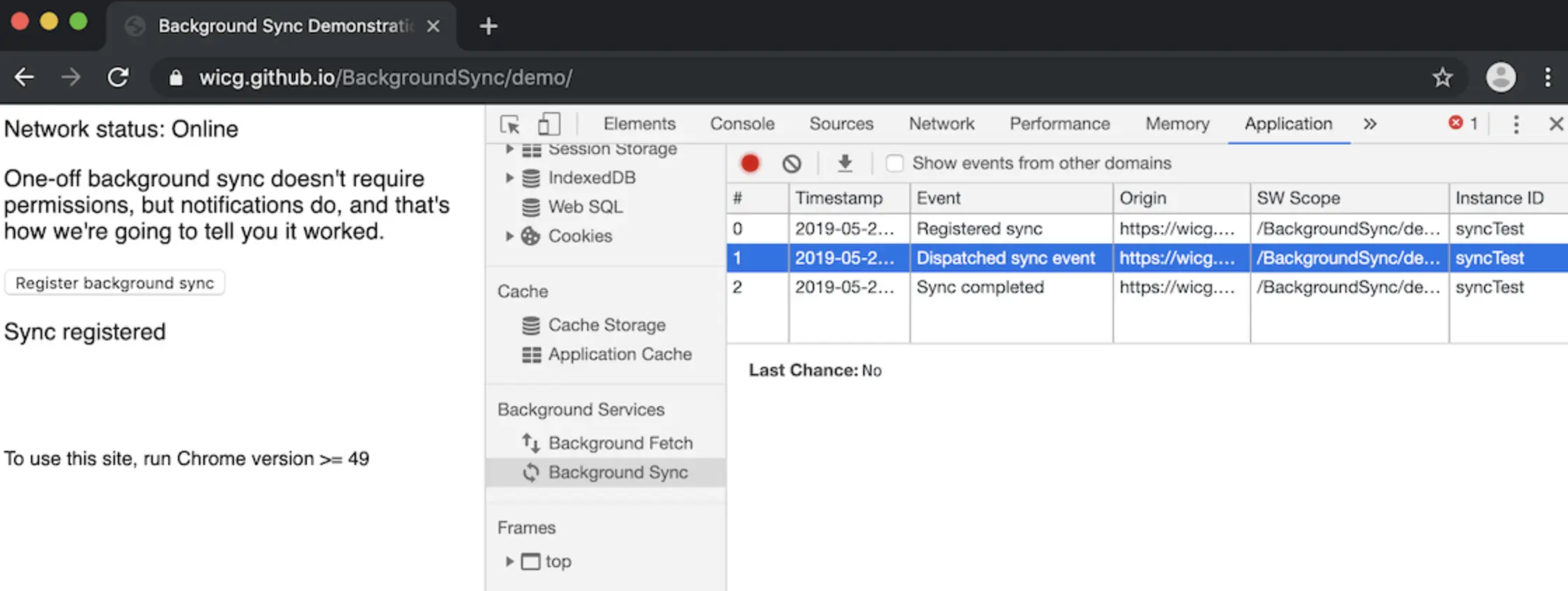 后台同步窗格。