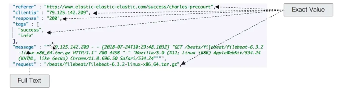 Exact value v.s Full Text