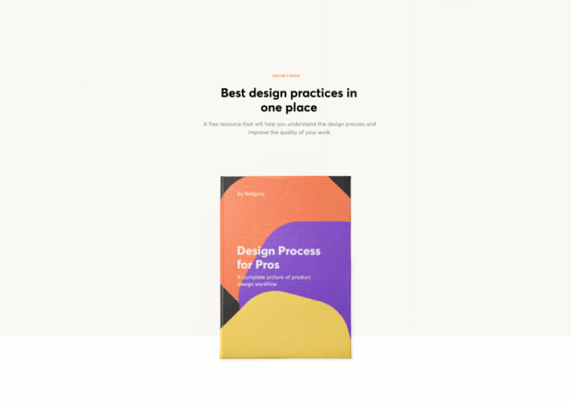Web design inspiration - Live - E - Book.gif