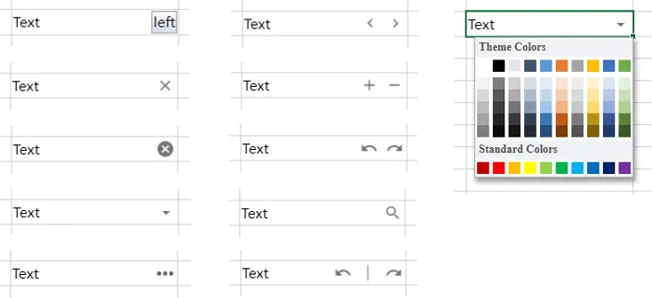 新单元格按钮： Cell button