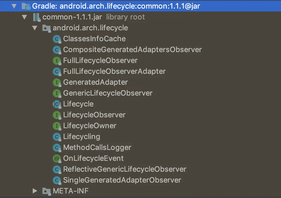 lifecycle目录结构