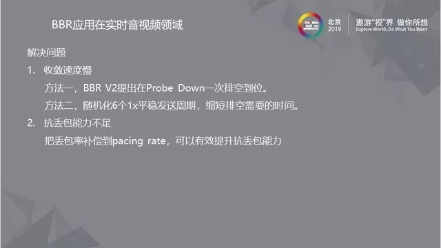 BBR及其在实时音视频领域的应用