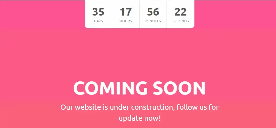 顶部倒数计时器设计效果