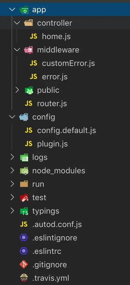egg demo的结构示意图