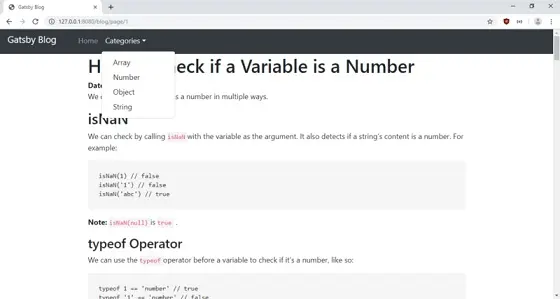 示例项目盖茨比
