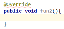 @Override注解报错