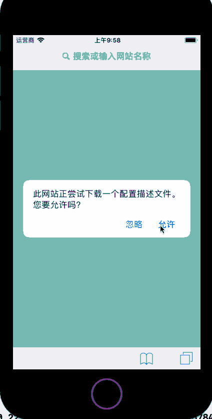 证书信任设置