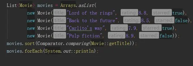 使用Java8的Comparator排序List对象集合