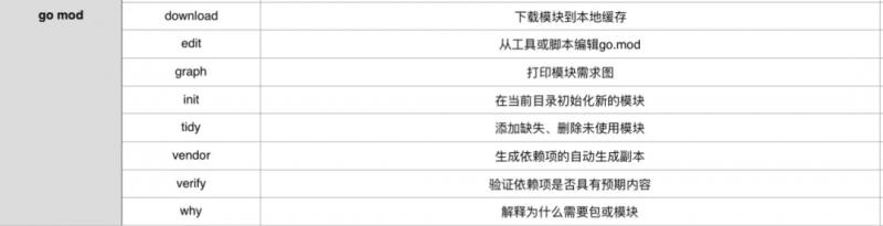 go mod