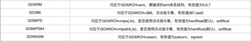 go env arch
