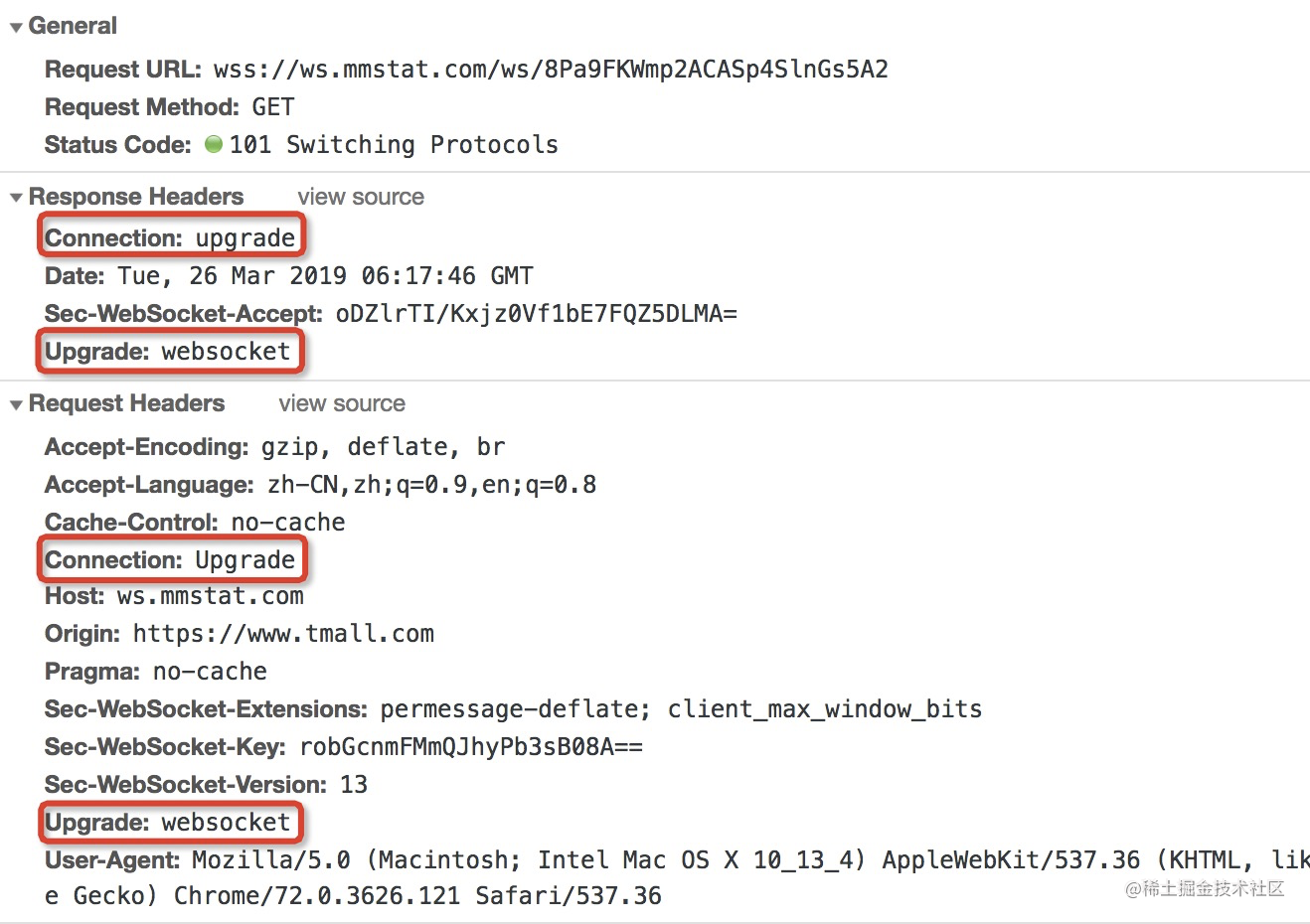 HTTP状态码之101 - 掘金