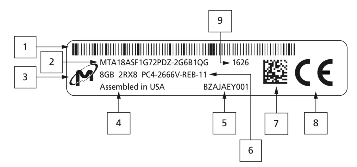 美光官方文档标签截图