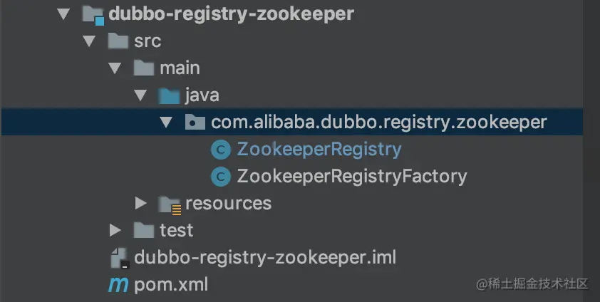 register-zookeeper目录