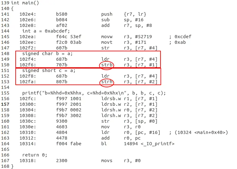 数据截断汇编代码