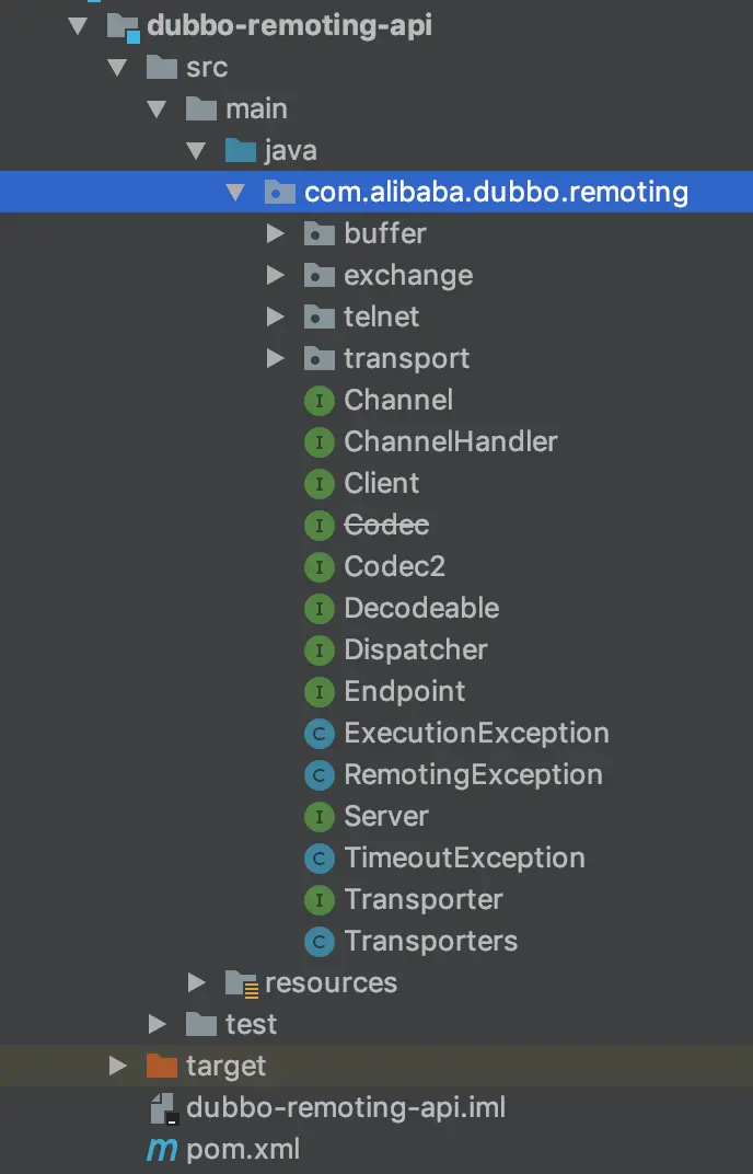 dubbo-remoting-api