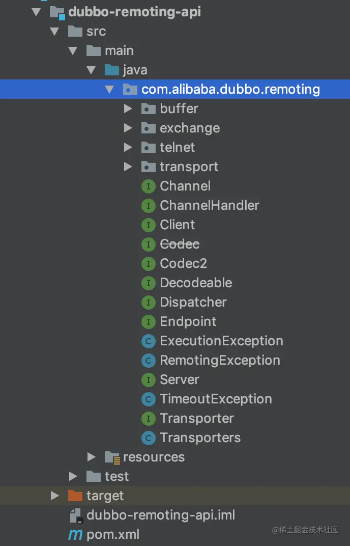 dubbo-remoting-api