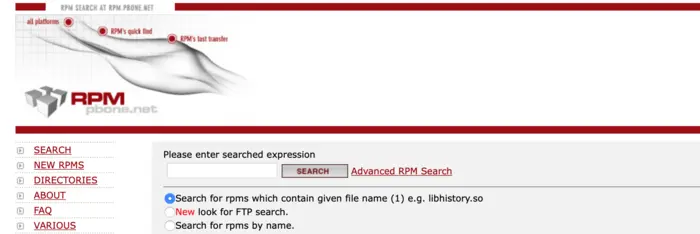 rpm search