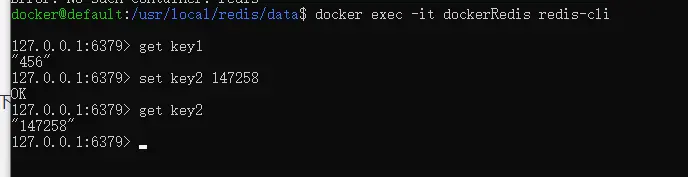 docker redis-cli 客户端