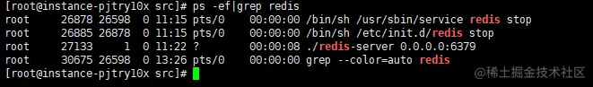 查看 redis 进程号