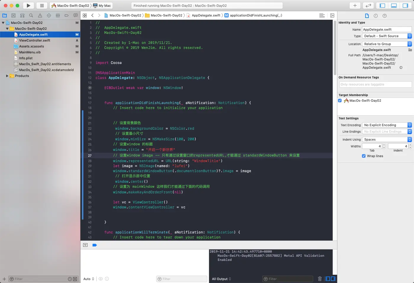 Appdelegate的代码设置