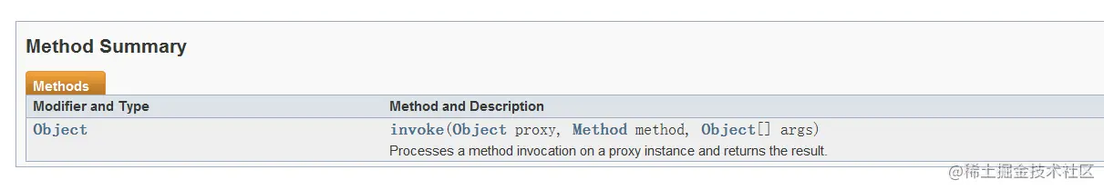 InvocationHandler接口