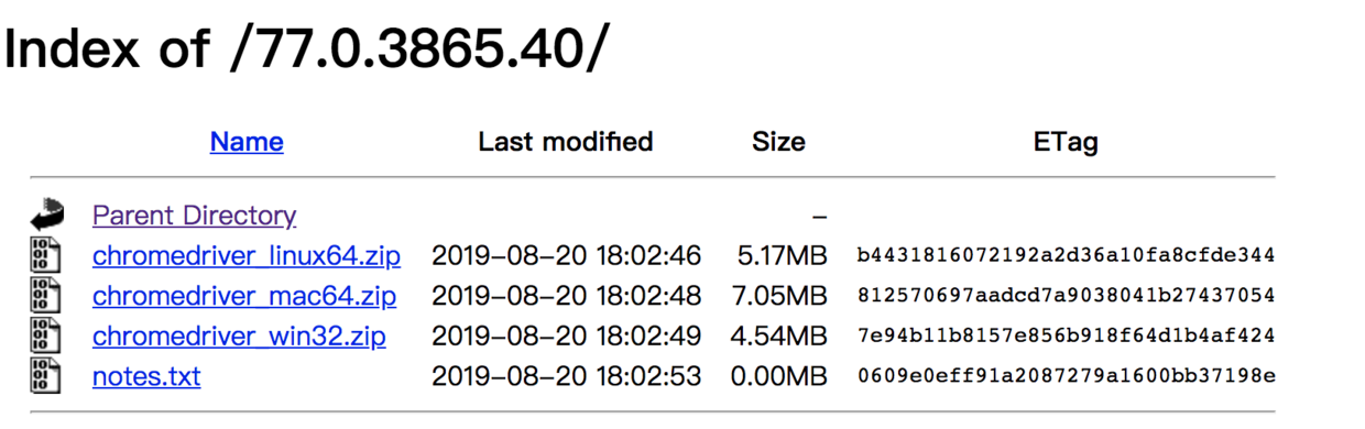 chromedriver-version