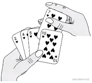 扑克牌简笔画小王图片