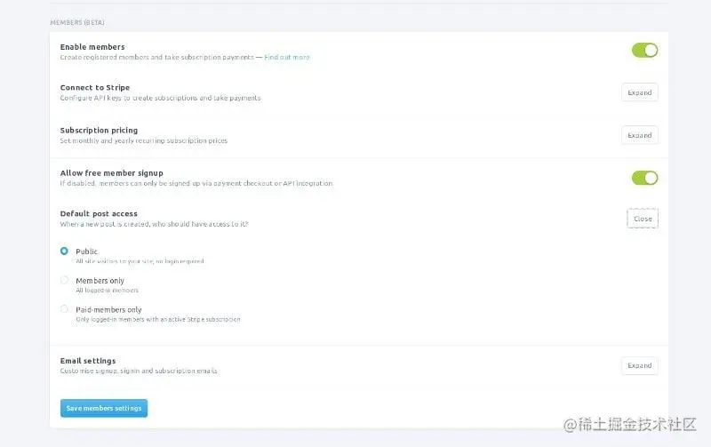 Ghost Subscription Model