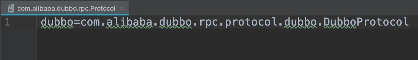 protocol的配置文件