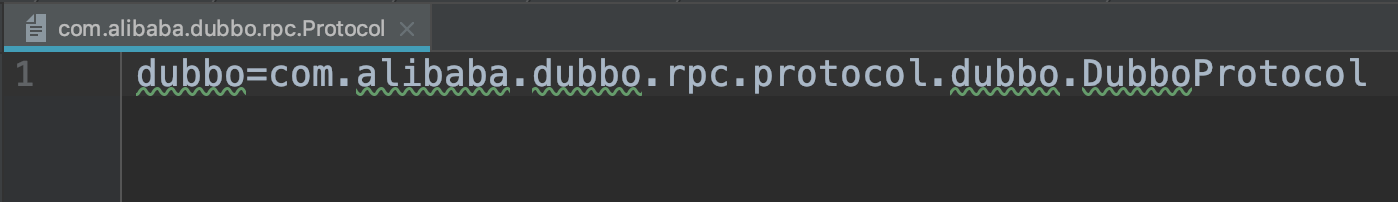 protocol的配置文件
