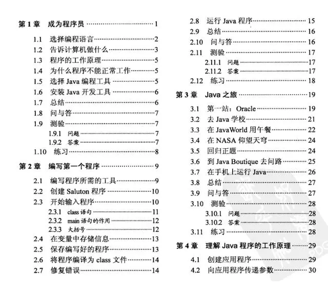 适合小白学习的java入门经典（第六版）PDF，你觉得java还难吗？