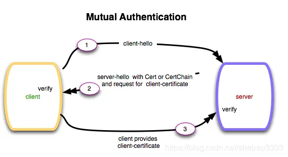 \[外链图片转存失败,源站可能有防盗链机制,建议将图片保存下来直接上传(img-G4XyeWoW-1575941979735)(hyperledger-fabric-tls/mutual-auth.png)\]