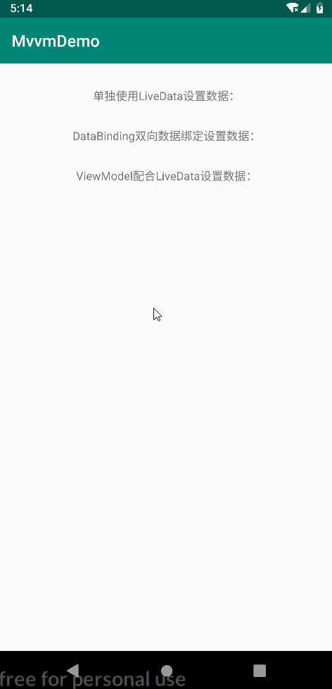 MVVM-LiveData-ViewModel