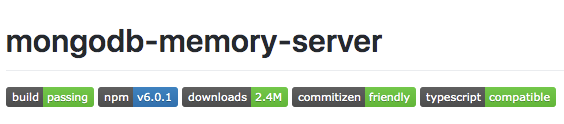 MongoDB Memory Server