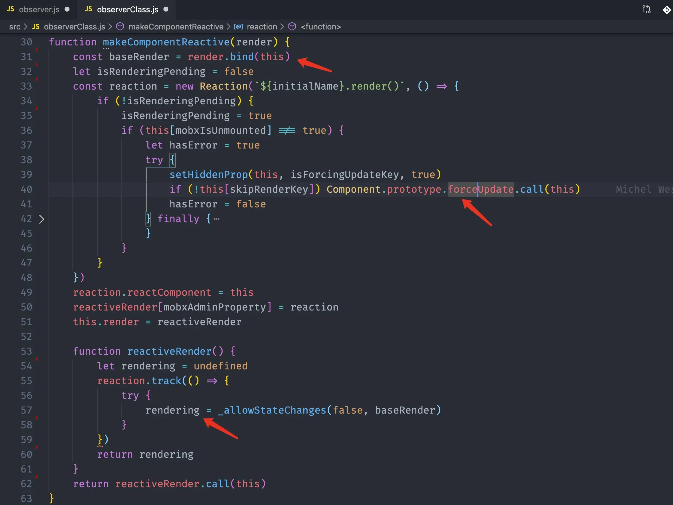 makeComponentReactive