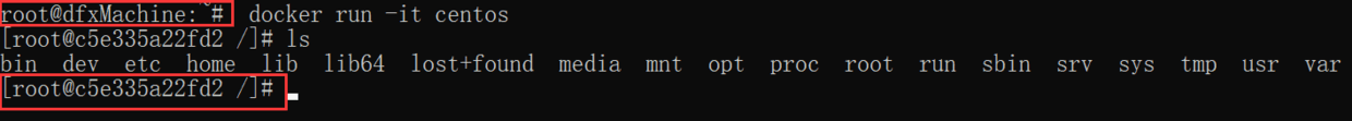 docker 里面启动 centos