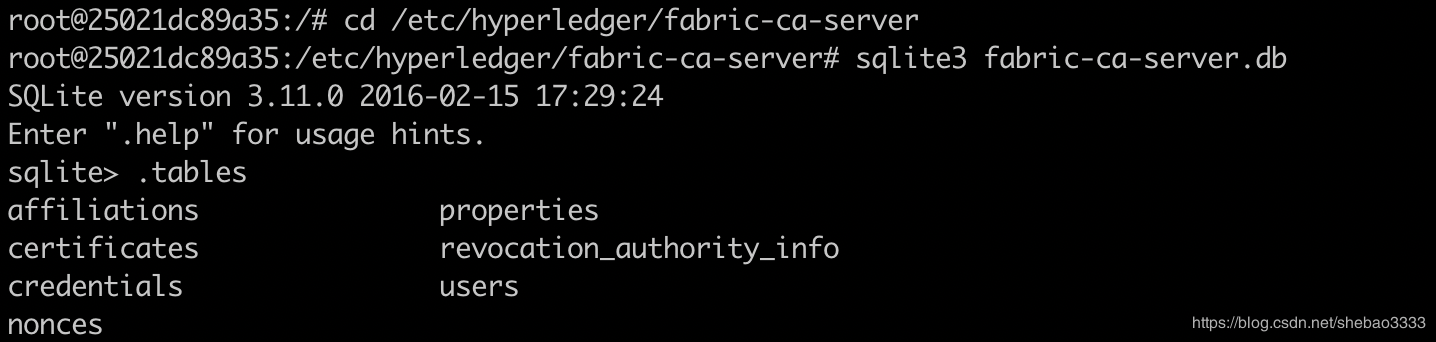 \[外链图片转存失败,源站可能有防盗链机制,建议将图片保存下来直接上传(img-jBx8htwd-1576464749075)(fabric-ca-exploring/inspect-db.png)\]