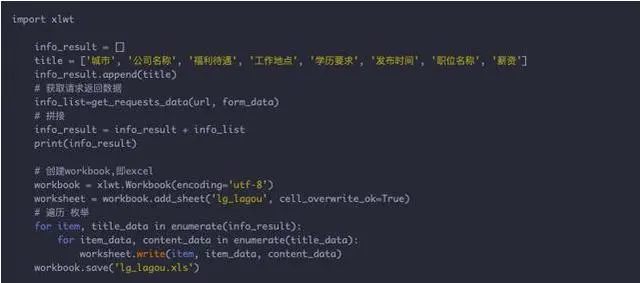 用Python爬取各大网站招聘平台，终于让我给知道对口的工作