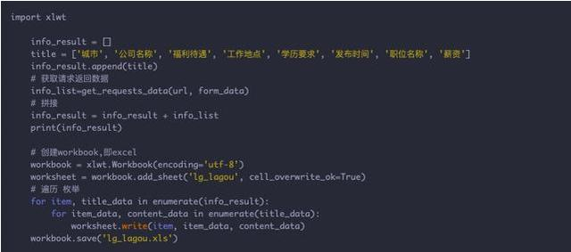 用Python爬取各大网站招聘平台,终于让我给知道对口的工作