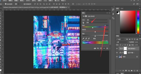 如何用ps做出赛博朋克的风格？
