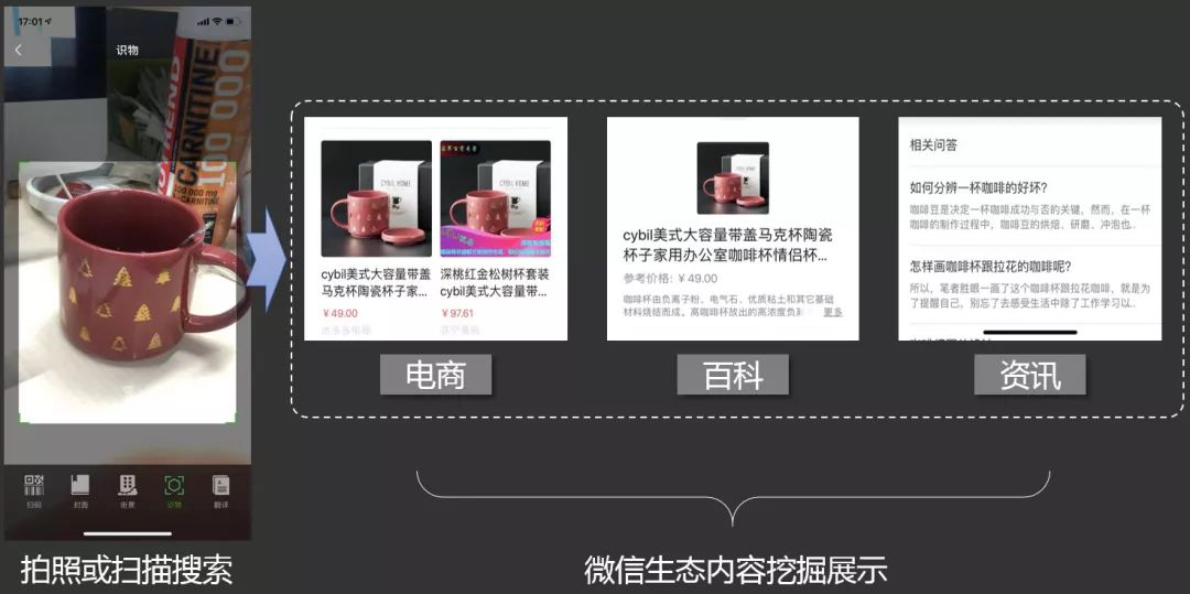 图1. 扫一扫识物功能示意图
