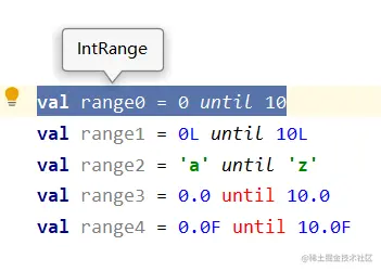 左闭右开区间的创建1