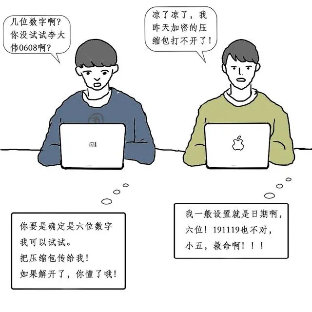 我用Python破解了同事加密的压缩包